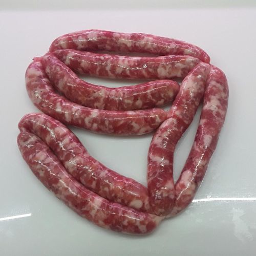 Longaniza fresca Elaboración propia de embuitidos caseros pimienta y sal sin colorantes ni conservantes Alimentación Maria José Arens de Lledó Matarraña Barbacoa