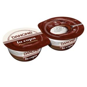 Copa Danone paquete de 2 nata y chocolate