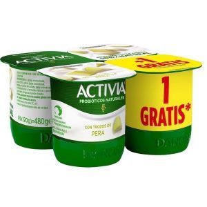 Activia Pera paquete de 4