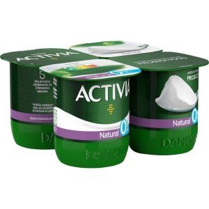 Activia natural 0% paquete de 4