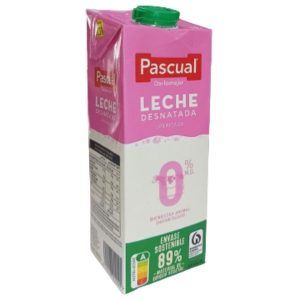 Leche Pascual desnatada 1l.