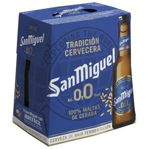 Cerveza San Miguel 0% paquete 6 unidades