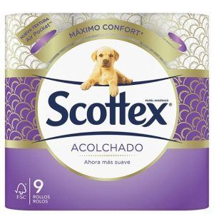 Papel higienico Scottex 9 rollos