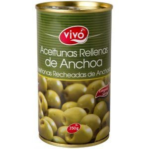 Aceitunas rellenas vivo
