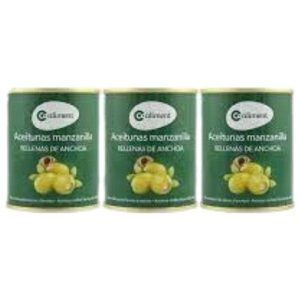 Aceitunas rellenas Coaliment paquete de 3 unidades