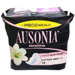 Ausonia sensitive normal alas 14 unidades