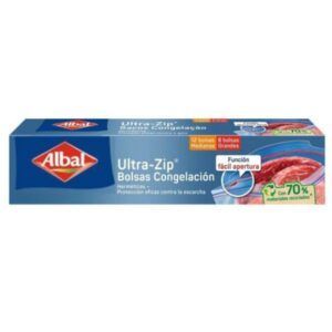 Bolsas congelación Albal ultra-zip Herméticas protección eficaz contra la escarcha función fácil apertura. Alimentación Maria José.