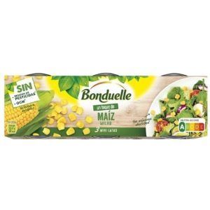 Maiz Bonduelle paquete de 3 unidades latas 75 gramos