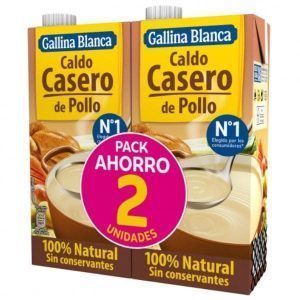 Caldo pollo Gallina Blanca paquete 2 unidades