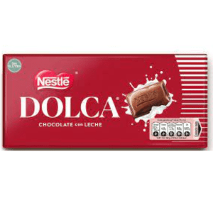 Chocolate Dolca Nestle leche 100 gramos