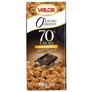 Chocolate puro almendra 0%