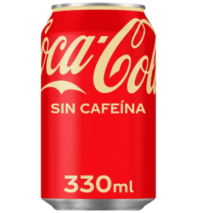 Coca Cola sin cafeina lata
