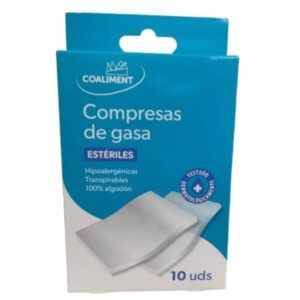 Compresas gasa estériles Coaliment Alimentación Maria Jose