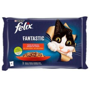 Felix comida gatos carne
