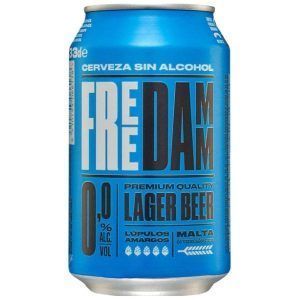 Cerveza Free Damm lata