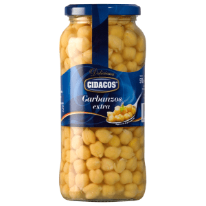 Garbanzos Cocidos Cidacos 540 gramos