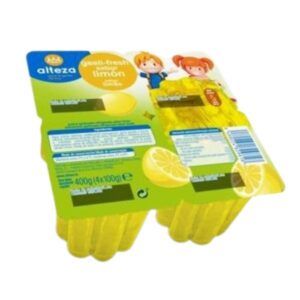 Gelatina limon 4 unidades