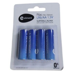 Pilas Coaliment superalcalina LR6 AA 1.5V 4 unidades.