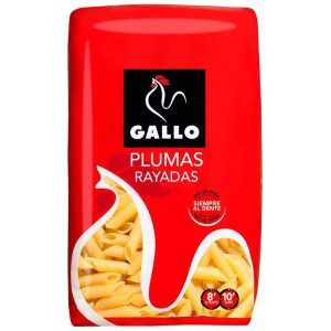 pluma rayada gallo