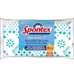 Posavajillas Spontex Decorado, antibacterias.