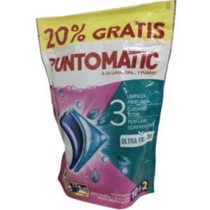 Puntomatic detergente ropa blanca y de color 10+2. Alimentación M;aria José