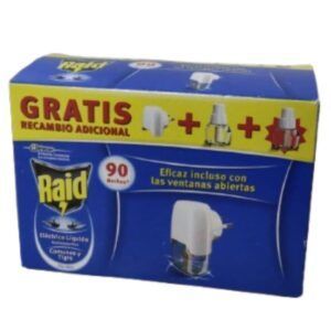 Raid eléctrico antimosquitos recambio, y aparato eficaz incluso con las ventanas abiertas. Alimentación Maria José