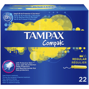 Tampax regular compak 22u