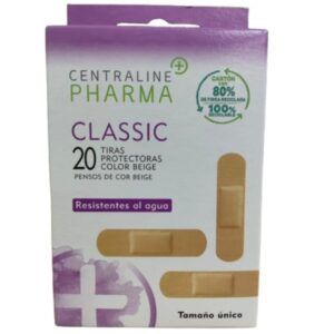 Tiras protectoras color beige resistentes al agua Centraline Pharma Alimentación Maria José