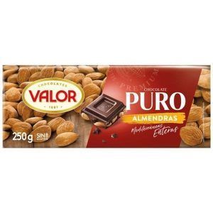 Chocolate Valor puro almendras