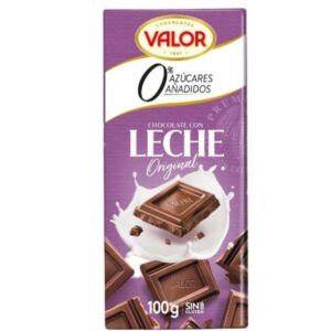 Valor leche sin azucar 100 gramos