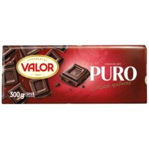 Chocolate valor puro 300 gramos