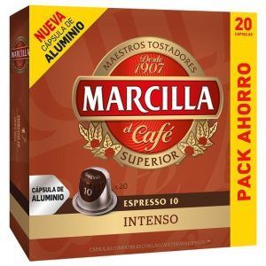 cafe marcilla capsulas intenso 20 unidades