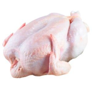 Pollo entero fresco blanco