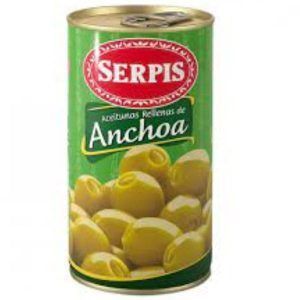 Aceitunas rellenas de anchoa Serpis