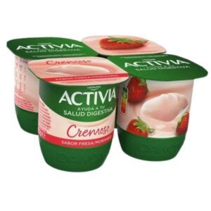 Activia cremoso fresa 4 unidades