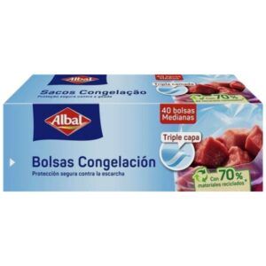 Bolsa congelación Albal 40 unidades Alimentación Maria José