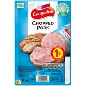 Chopped pork Campofrio.