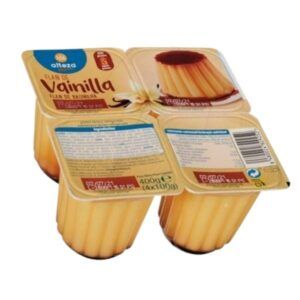 Flan vainilla 4 unidades