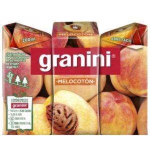 Granini zumo de melocotón pack de 3 200ml