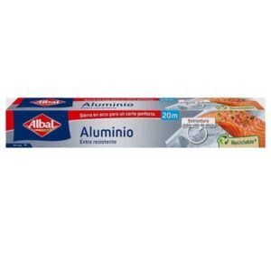 Papel aluminio Albal 20 metros Alimentación Maria José