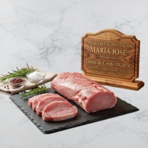 Lomo de cerdo Duroc en alimentacion maria jose carniceria matarraña en Arens de Lledo)