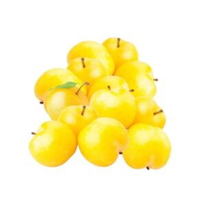 Ciruelas-amarillas-de-piel-lisa-y-brillante-con-tonos-dorados-y-verdosos-carnosas-y-maduras-seleccionadas-por-Alimentacion-Maria-Jose.