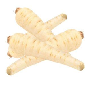 Raiz-de-chirivia-fresca-de-color-crema-palido-forma-conica-similar-a-una-zanahoria-grande-y-piel-tersa