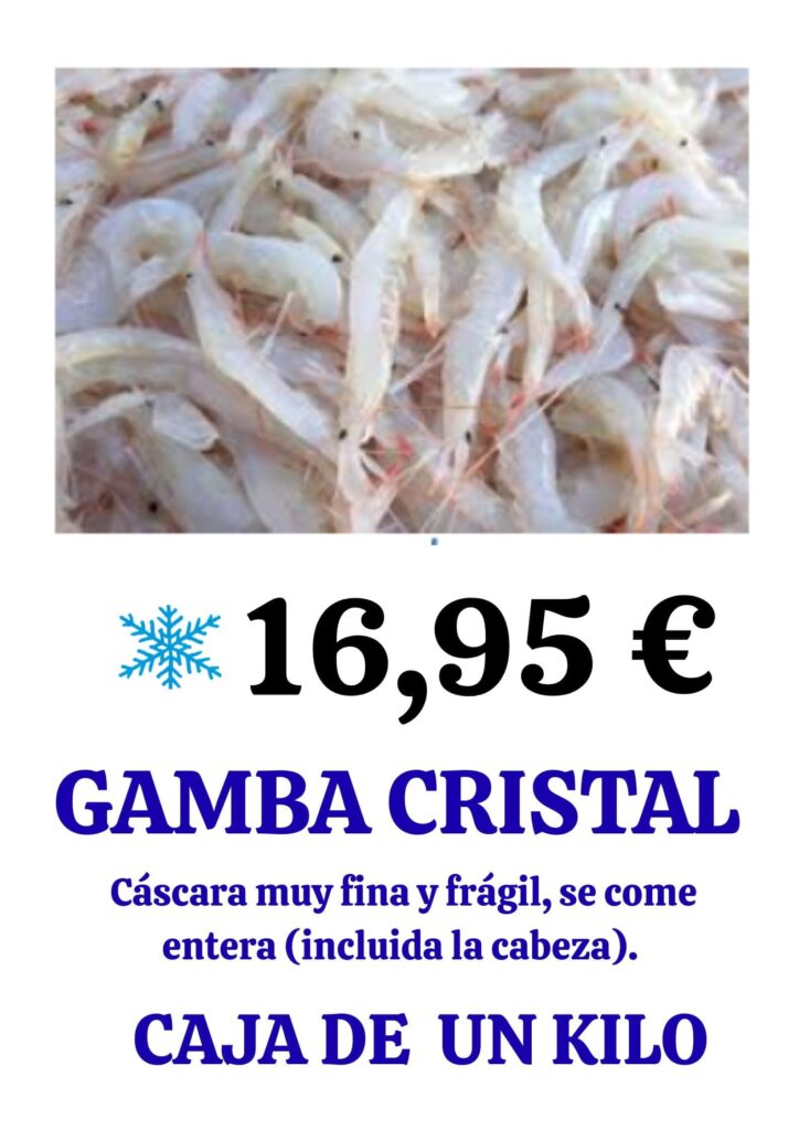 Gamba cristal alimentacion maria jose